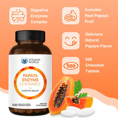 Gluten-free digestive supplement with papaya enzymes