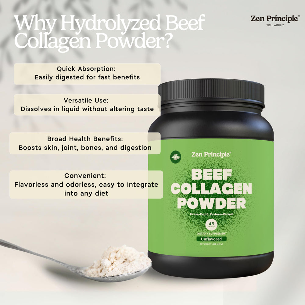 Gluten-free, GMO-free, pasture-raised collagen powder