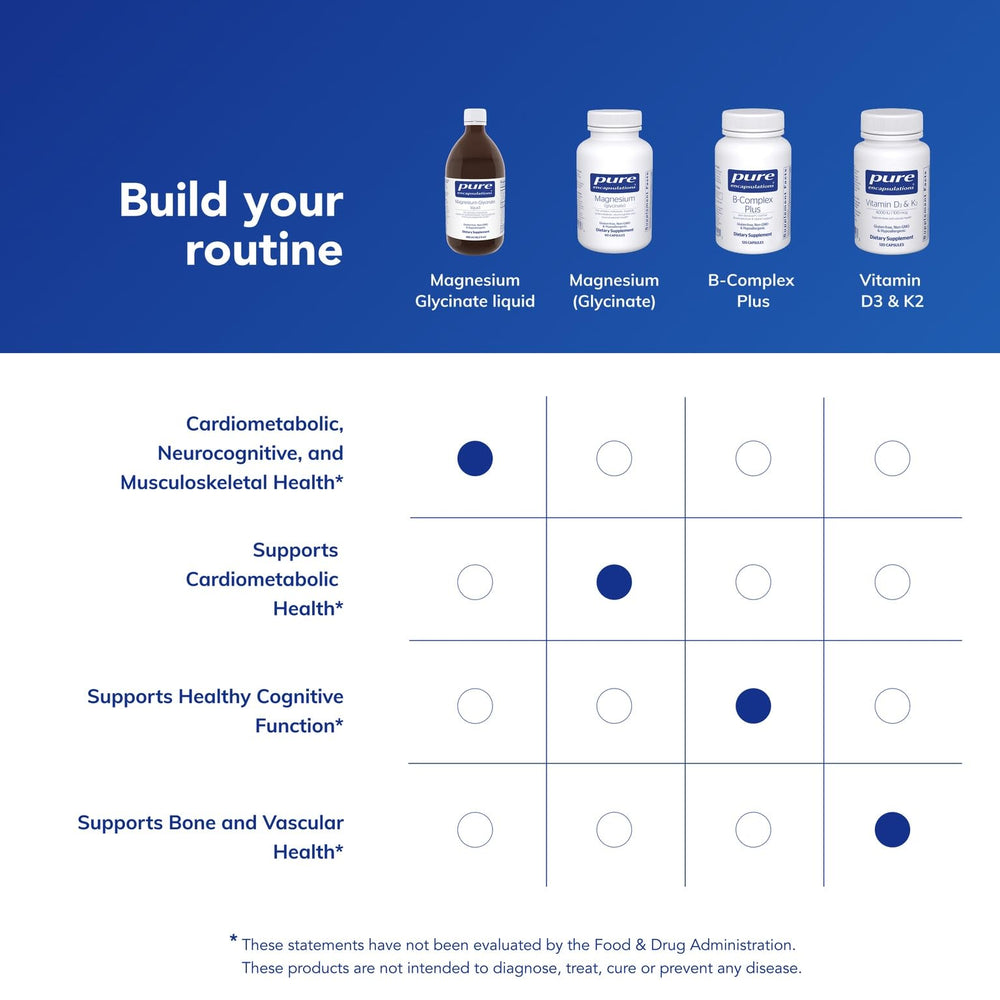 Gluten-free liquid magnesium supplement in bottle