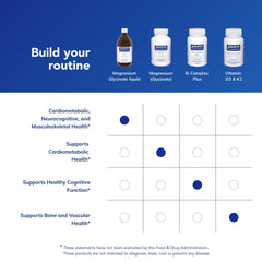 Gluten-free liquid magnesium supplement in bottle