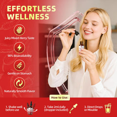 Gluten-free and mineral oil-free label on Cayenne Pepper Drops