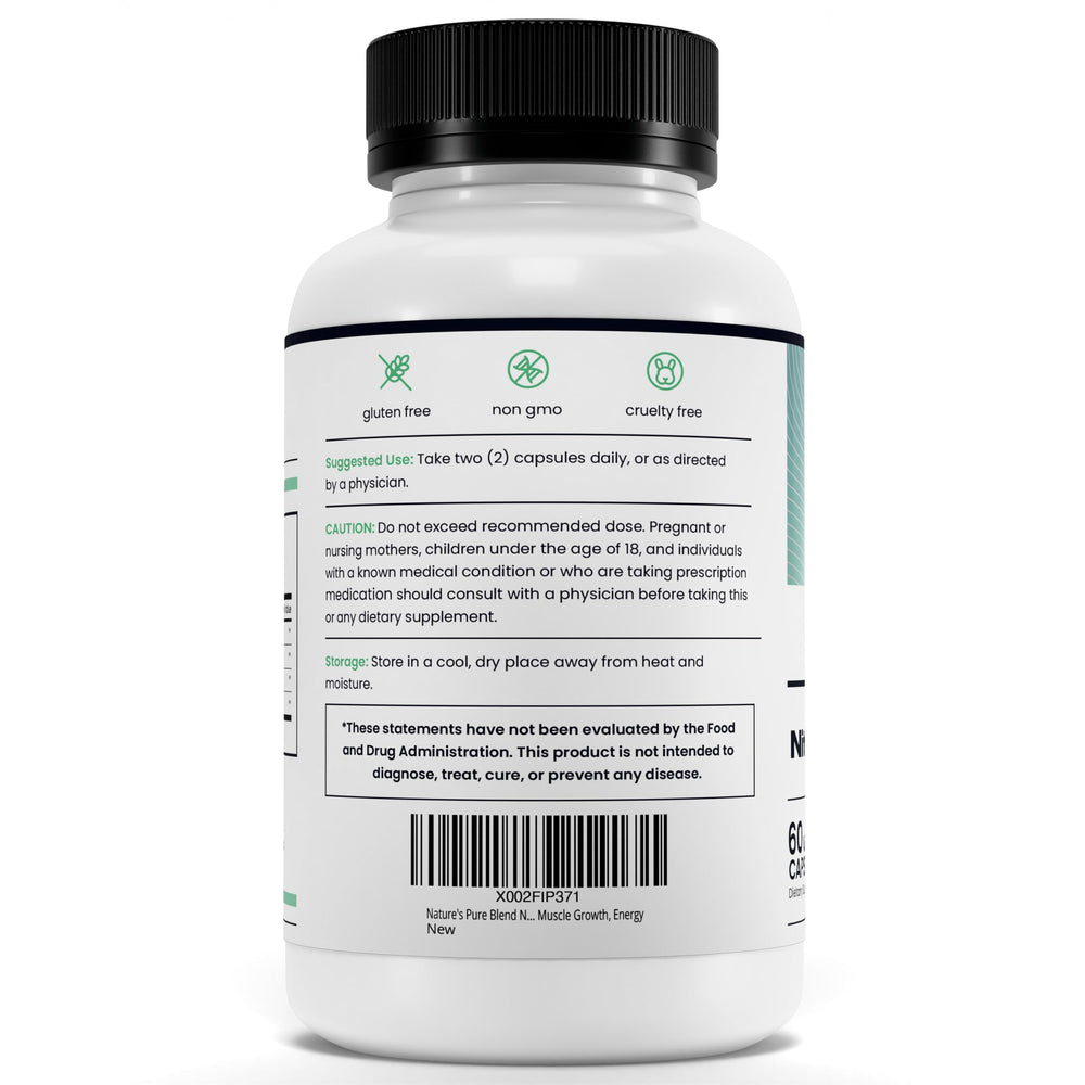 Gluten-free, no artificial ingredients label