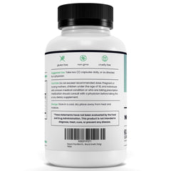 Gluten-free, no artificial ingredients label