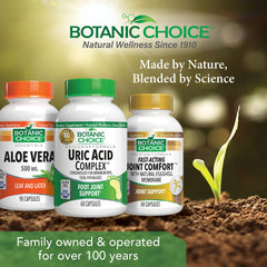 Gluten-free and Non-GMO badges for Uric Acid Complex