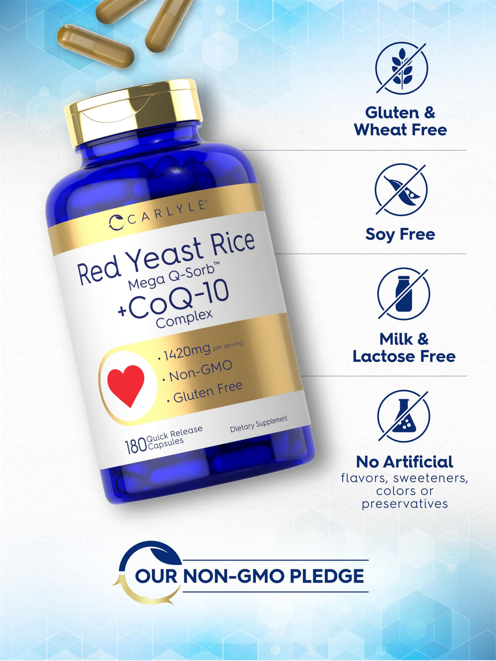 Non-GMO and Gluten Free indicators