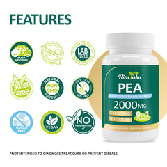 Gluten-free and non-GMO supplement label