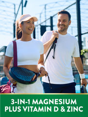 Gluten-free and Non-GMO magnesium supplement label