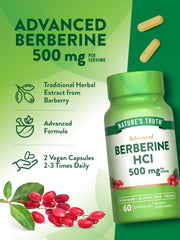 Gluten-free and Non-GMO seals for Nature's Truth Berberine HCl