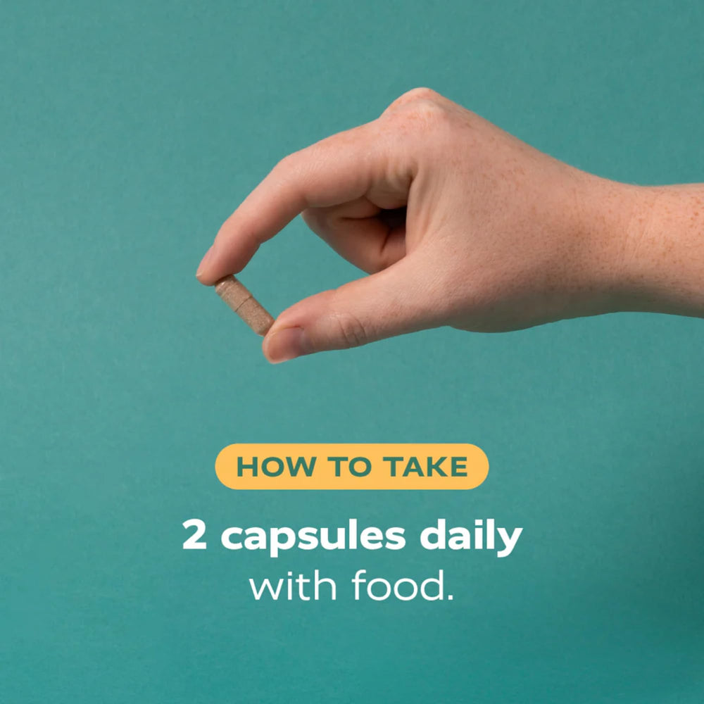 Gluten-free, non-GMO, vegetarian formula