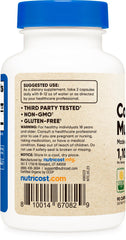 Gluten free, non-GMO, vegetarian certification icons