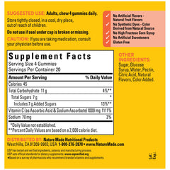 Gluten-free, pectin-based Vitamin C gummies packaging