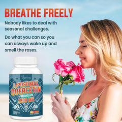 Gluten-free and soy-free label on bottle