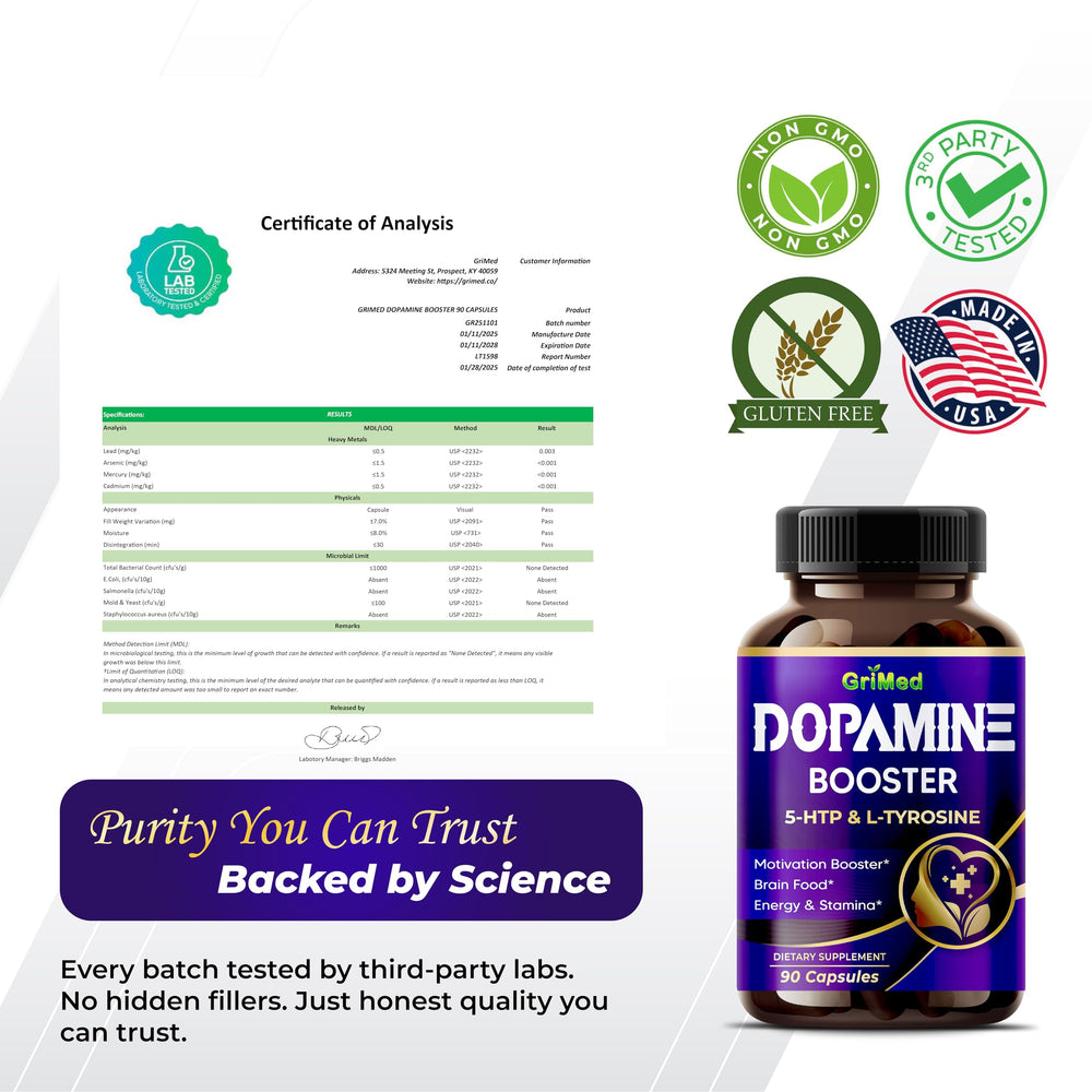 GF, non-GMO, no sugar or gluten labeling on packaging