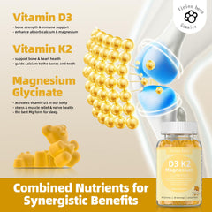 Gluten-free vegan magnesium glycinate gummies with lemon flavor