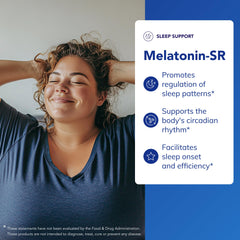 Gluten-free and vegan Melatonin-SR label