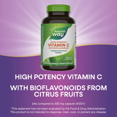 Gluten-free vegan Vitamin C with Bioflavonoids packaging