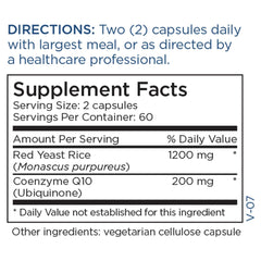 Gluten-free vegetarian capsules nutrition label