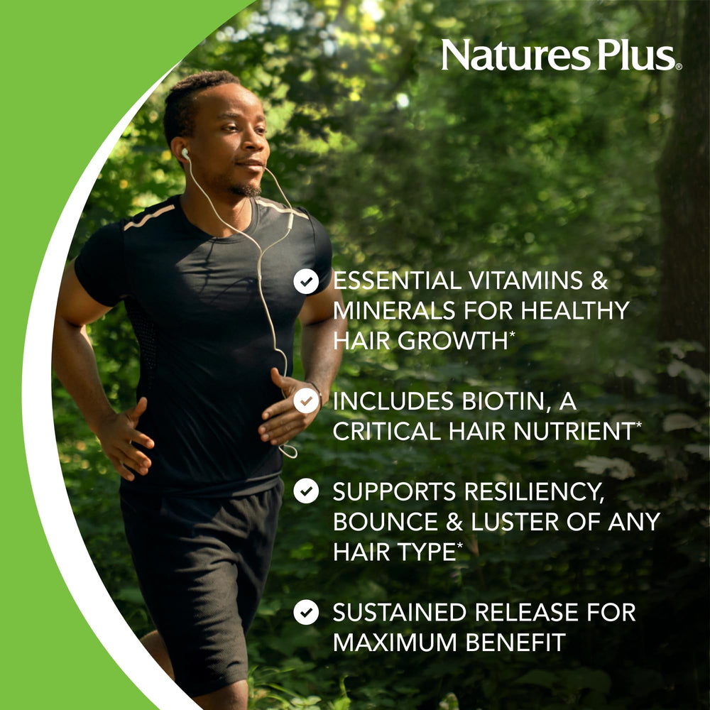 Gluten-free vegetarian hair growth tablets