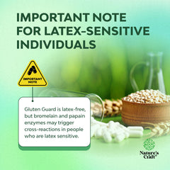 Gluten sensitivity digestive enzyme support illustration