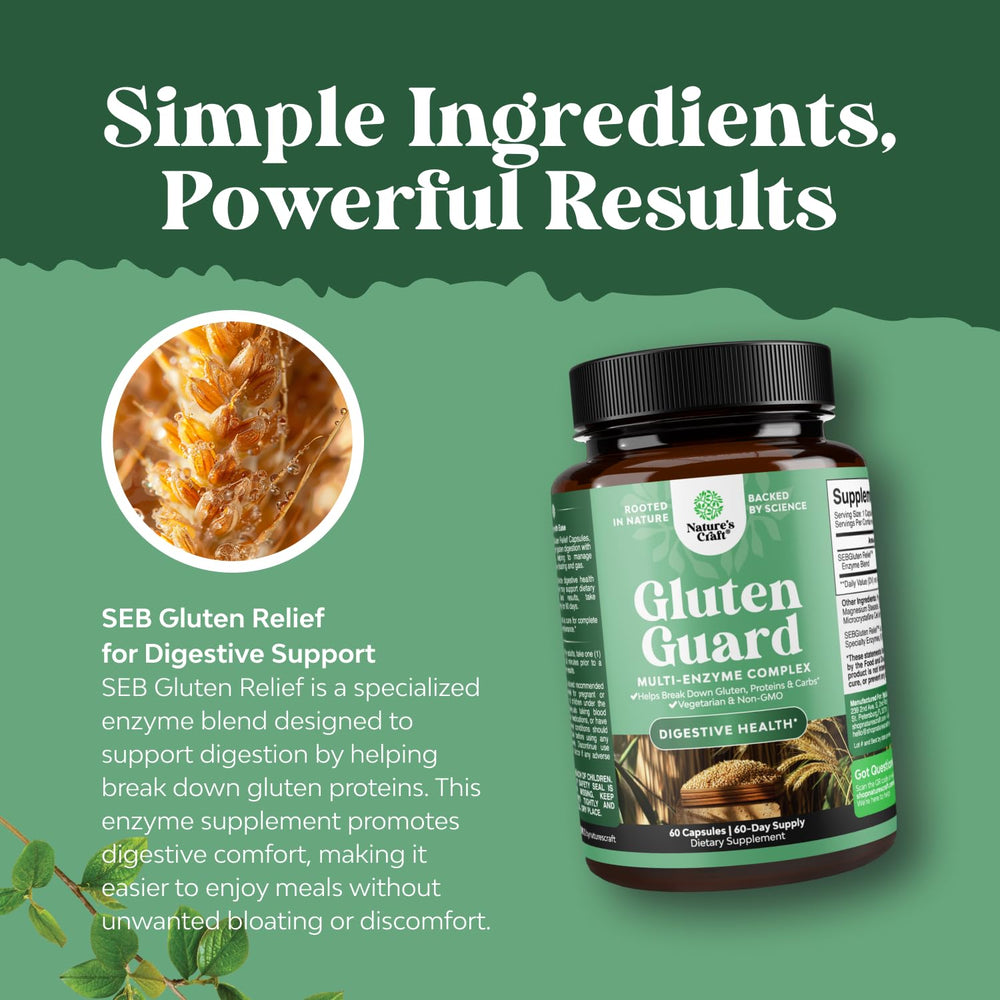 Gluten sensitivity digestive support supplement for adults