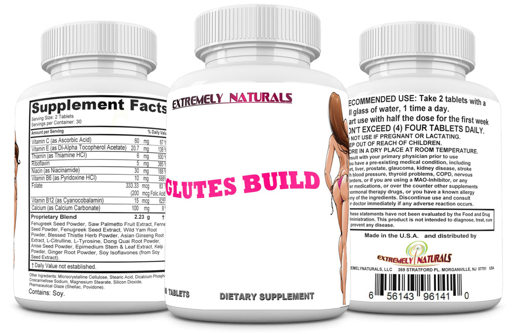 Glutes Build USA-made badge indicating quality and safety