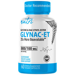 GlyNAC-ET NAC supplement bottle front view