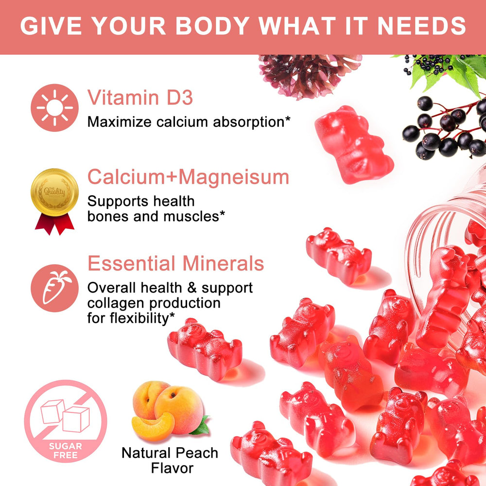 Graphic of plant-based calcium magnesium glycinate with potassium and zinc