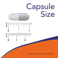 Serving size 3 capsules graphic for glycine