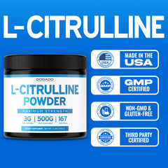 GMP-certified allergen-free production of L Citrulline supplement