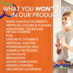 GMP Quality Assured label on NOW Foods packaging