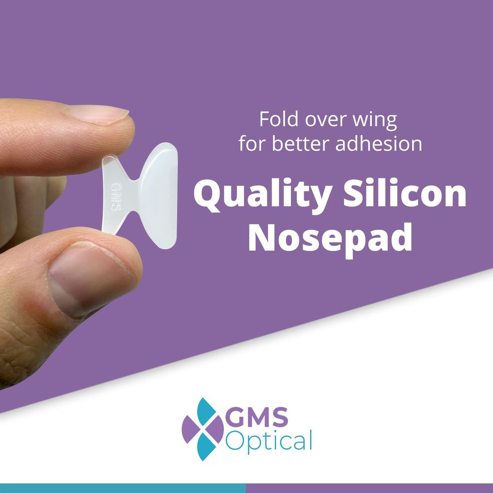 Butterfly style nose pads design for glasses