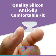 Replacement nose pads for sunglasses - clear and slim