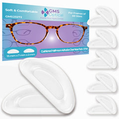 GMS Optical 2mm x 15mm clear nose pad on display