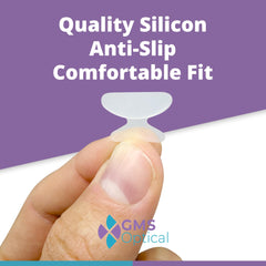 Soft silicone material for comfortable wear
