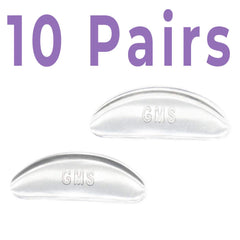 Close-up of translucent silicone nose pads