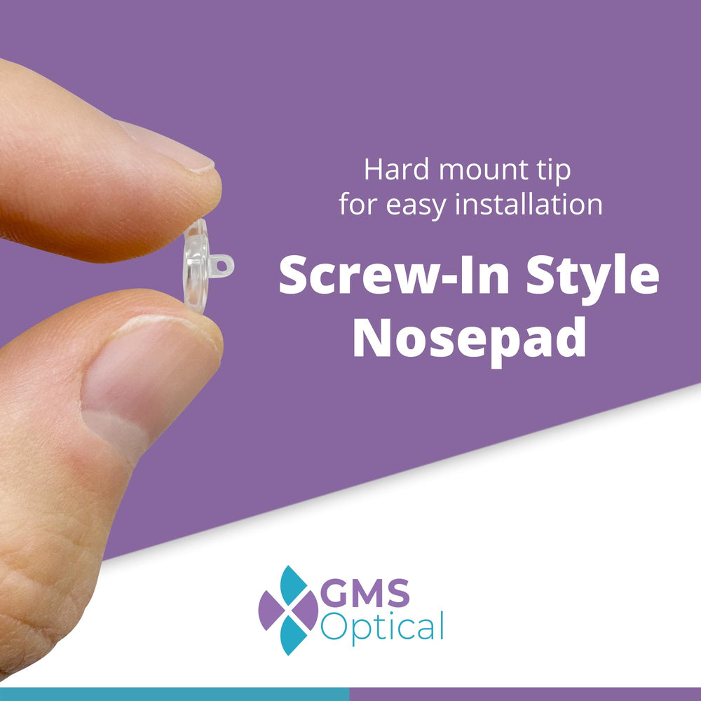 Replacement nose pads for eyeglasses