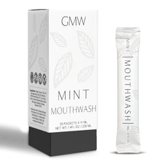 GMW Collection Travel Size Mouthwash Packets - 20-pack carton