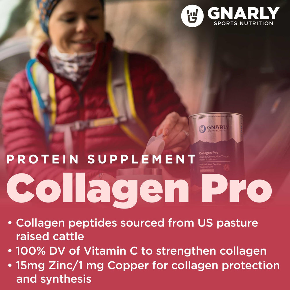 NSF Sport Certified seal on Gnarly Collagen Pro label