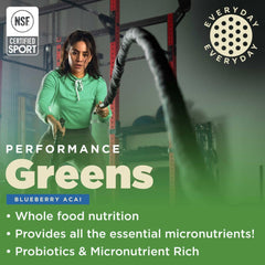 Close-up of Gnarly Greens nutrition label