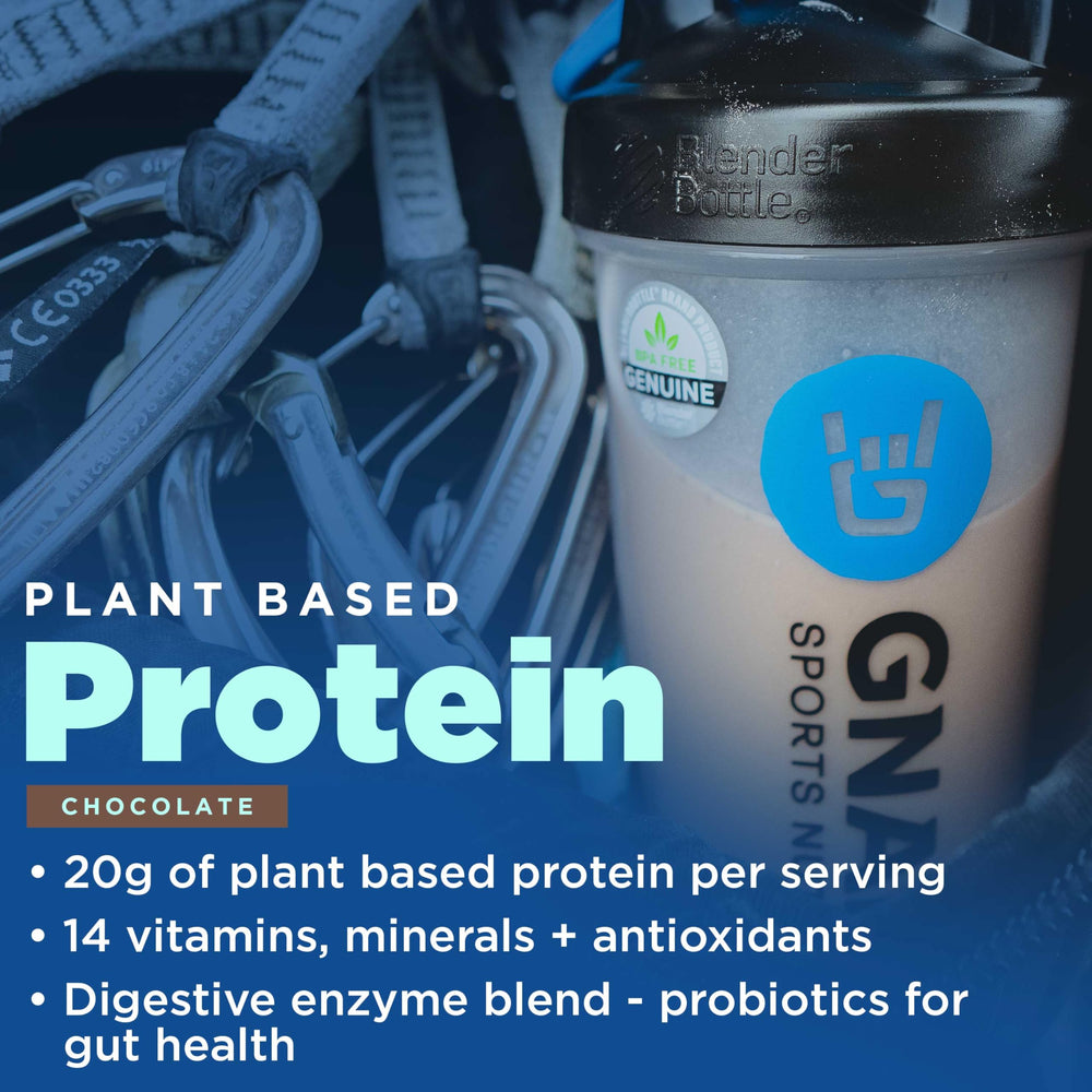 Nutrition facts for Gnarly Vegan Plant Protein Chocolate