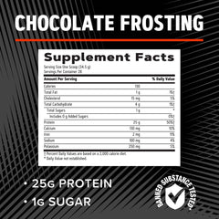 GNC AMP Pure Isolate ingredients panel emphasizes high-quality protein source.