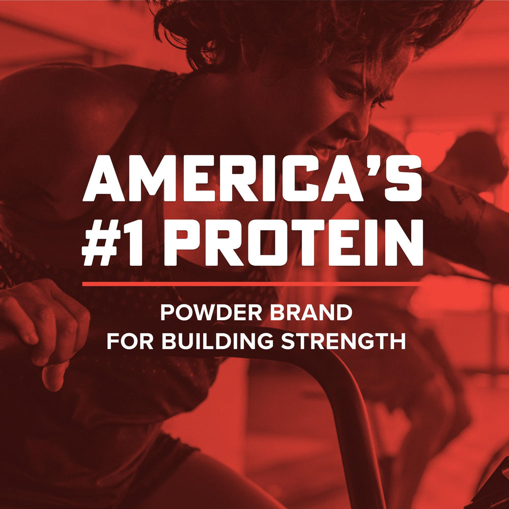 GNC AMP Wheybolic chocolate fudge bottle emphasizes convenient daily protein access.