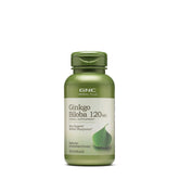GNC Herbal Plus Ginkgo Biloba 120mg bottle front view