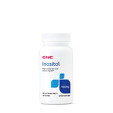 Front view of GNC Inositol 500mg supplement bottle