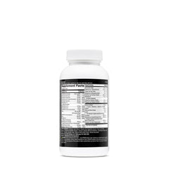 Ingredient label close-up for vitamins and minerals