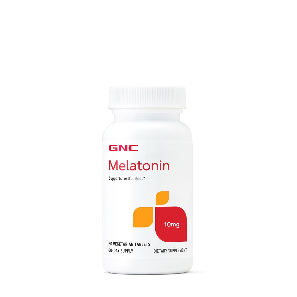GNC Melatonin 10mg bottle and label