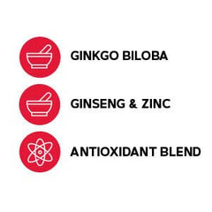 Label highlighting ingredients on ArginMax packaging