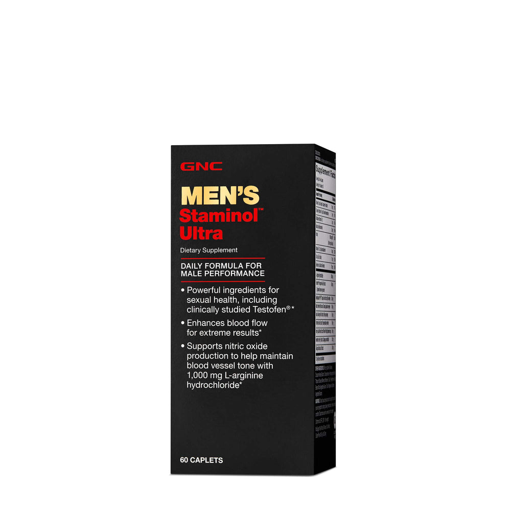 GNC Men's Staminol Ultra bottle front view