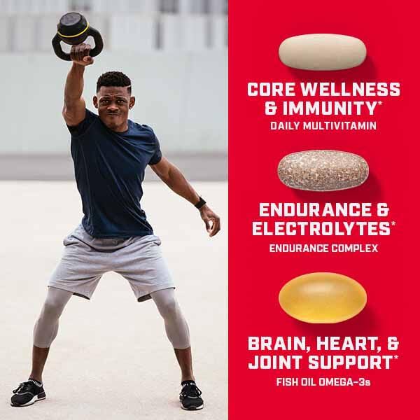 Daily Vitapak pack ready for gym use