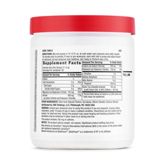 GNC Pro Performance Pre-Workout label Blue Raspberry